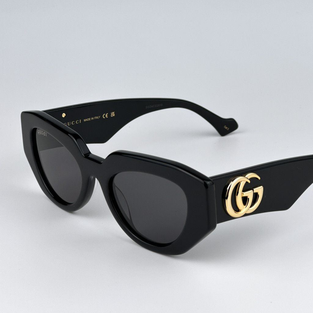 Gucci NEW Gucci GG1544S 002 Burgundy Brown Women Oval Sunglasses Size ONE SIZE - 4 Thumbnail