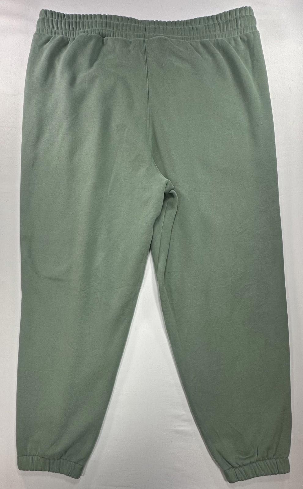 Puma Puma Elastic Waist Drawstring Sweatpants Green Unisex 2XL Size US 40 / EU 56 - 2 Thumbnail