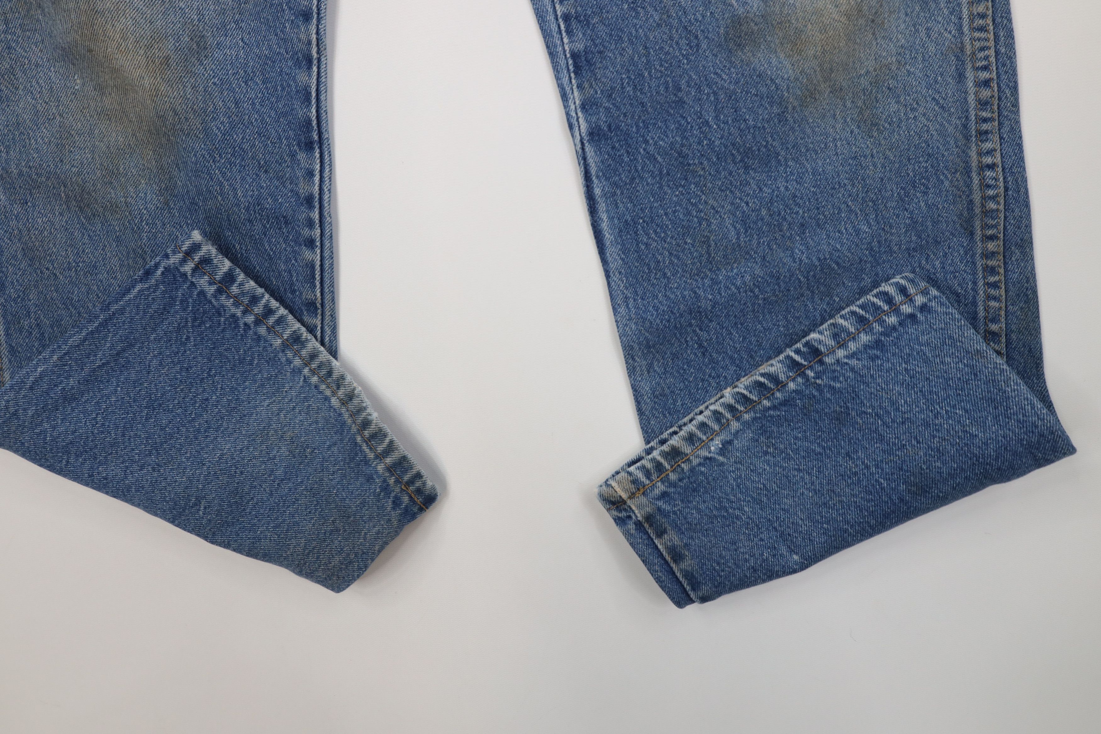 Vintage Vintage 70s Streetwear Straight Leg Denim Jeans Blue USA Size US 36 / EU 52 - 5 Thumbnail