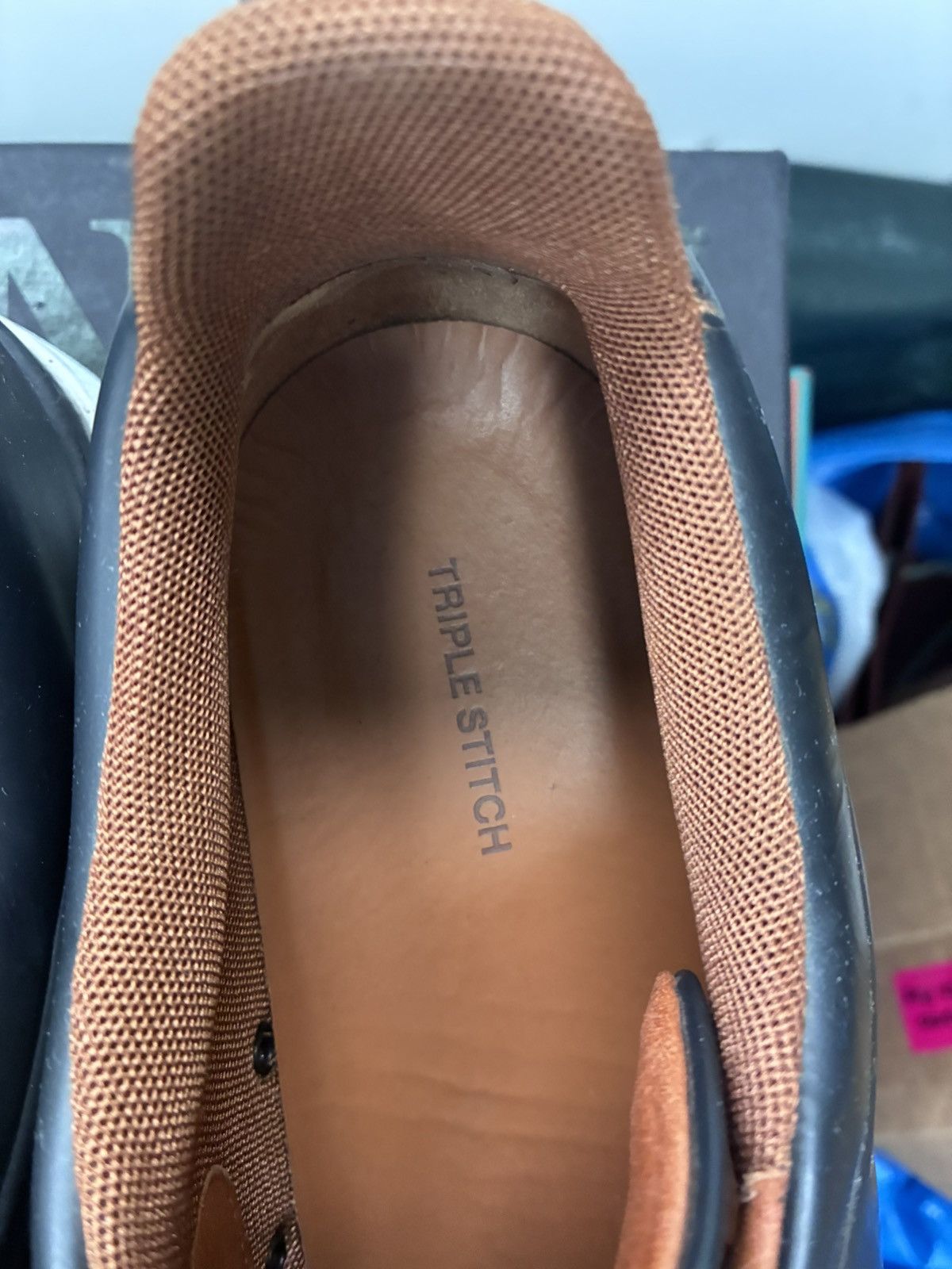 Ermenegildo Zegna zegna wool and leather triple stitch uk 8.5 eu 42.5 Size US 9.5 / EU 42-43 - 3 Thumbnail