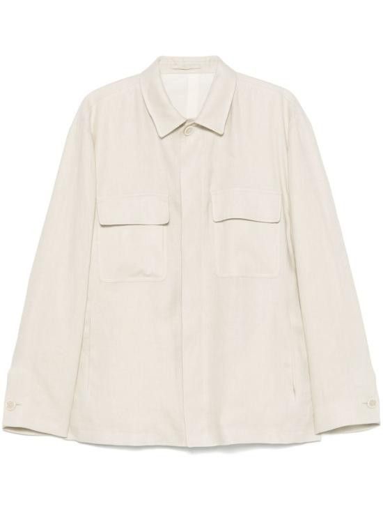 Lardini LARDINI Men Long Tops ESANSEL ESIF64404150 Beige Size US XL / EU 56 / 4 - 1 Thumbnail