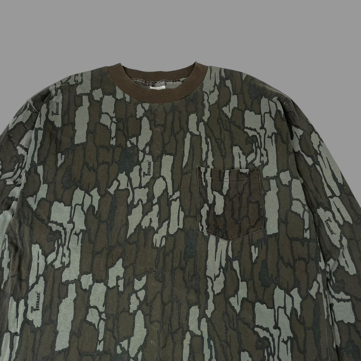 Vintage Vintage 90s camo long sleeve t shirt Size US XL / EU 56 / 4 - 4 Thumbnail