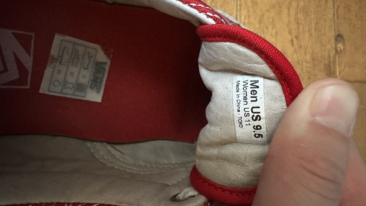 Supreme SS14 Supreme x Vans Era Spiral US 9 Red Uptown Era Spiral Size US 9.5 / EU 42-43 - 6 Thumbnail