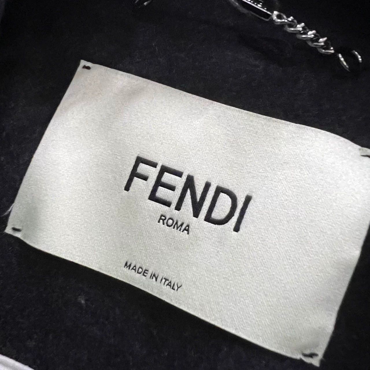 Fendi FENDI Black Overcoat 36 95 New Size XL / US 12-14 / IT 48-50 - 4 Thumbnail