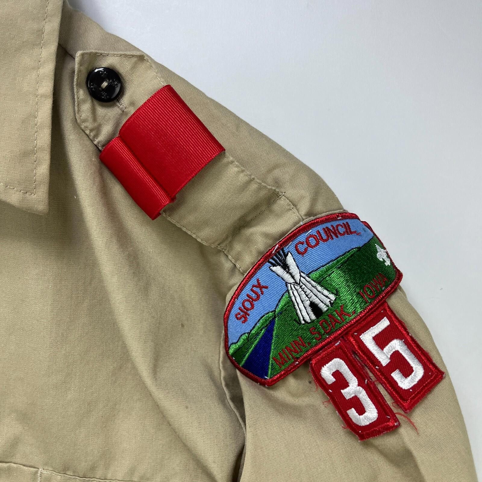 Other Vintage 80s Boy Scouts of America Shirt Youth XL Size ONE SIZE - 4 Thumbnail