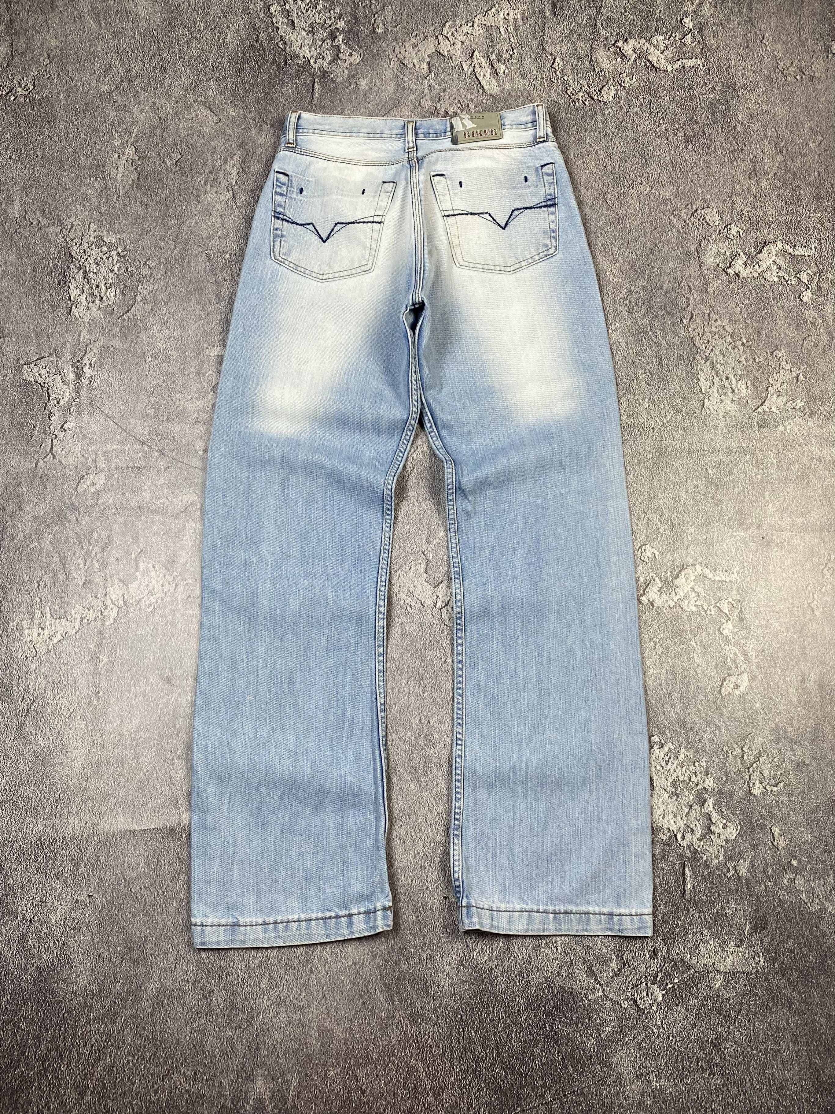 If Six Was Nine Y2K Faded Blue Stone Washed Jeans Straight Baggy Fit Leg Size US 30 / EU 46 - 3 Thumbnail