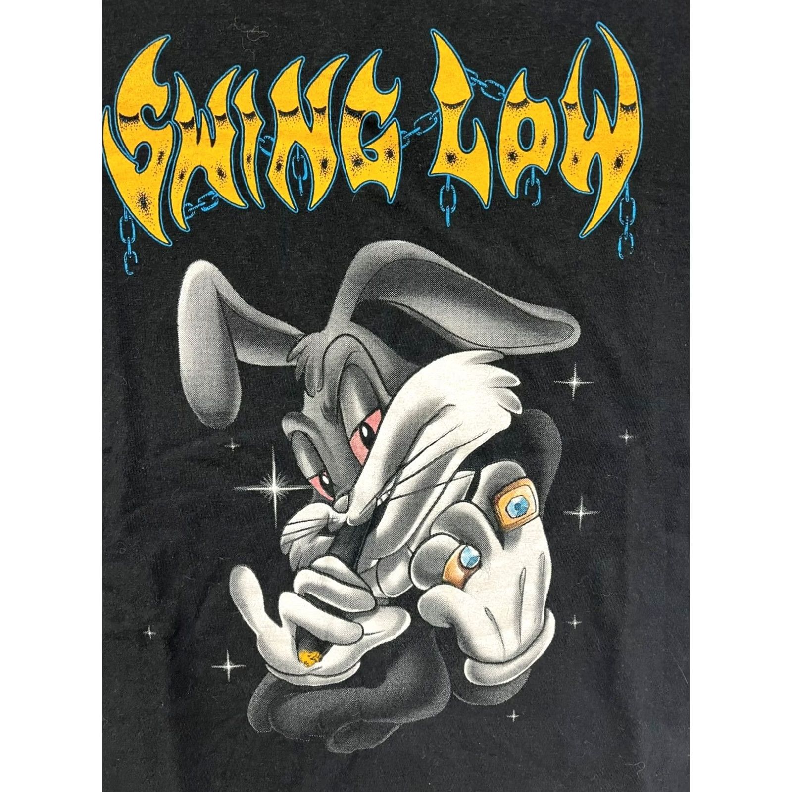 Vintage VINTAGE Bugs Bunny Graphic Tee Swing Low Black L Mens Size US L / EU 52-54 / 3 - 4 Thumbnail