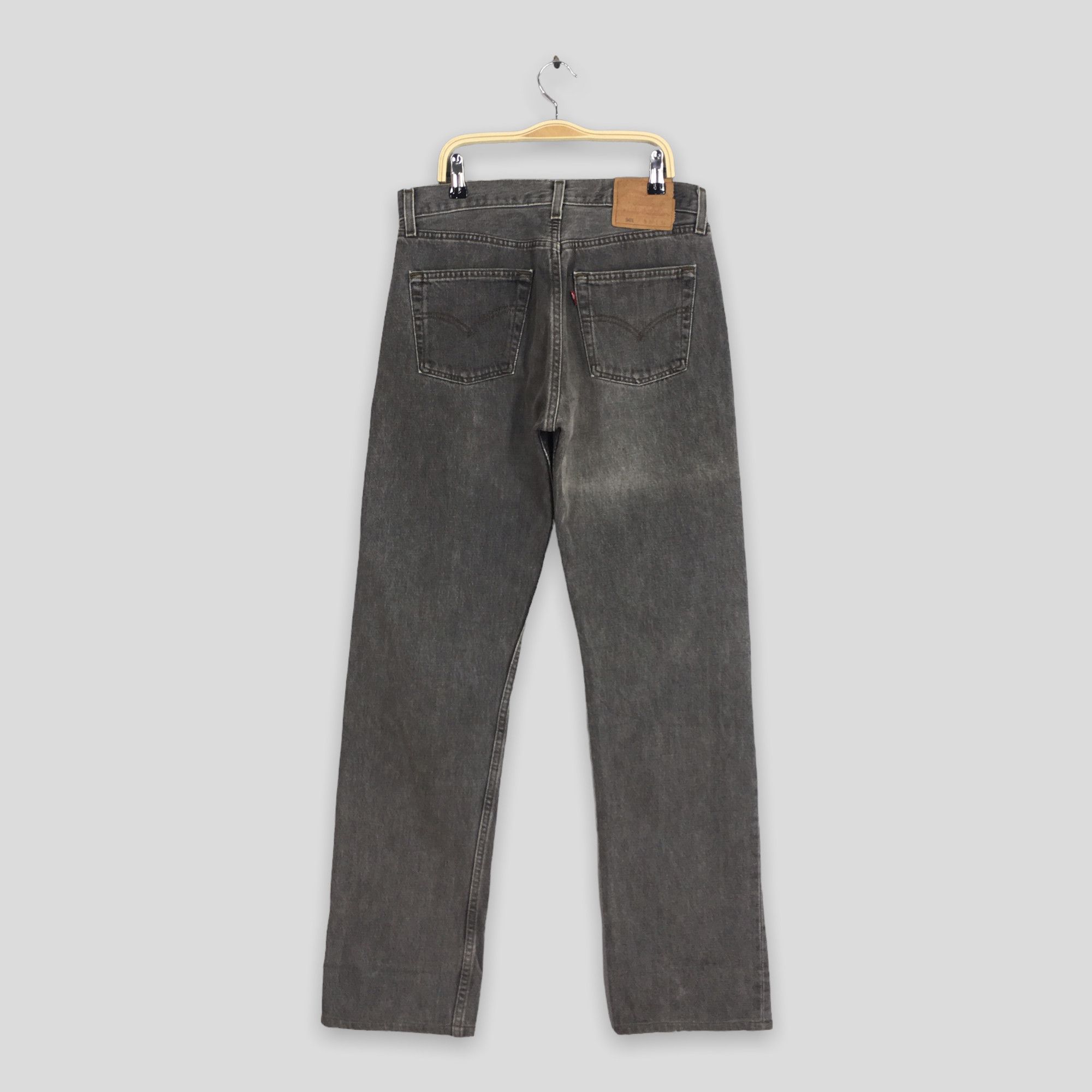 Levi's Size 30x31 Vintage 90s Levi's 501 Faded Black Jeans S1938 Size US 30 / EU 46 - 9 Thumbnail