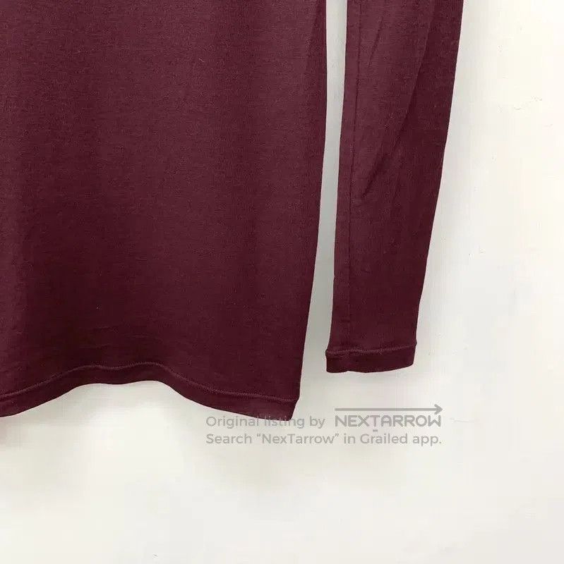 Miu Miu Miu Miu Wine Red Cotton Long Sleeve Top . Size XS / US 0-2 / IT 36-38 - 4 Thumbnail