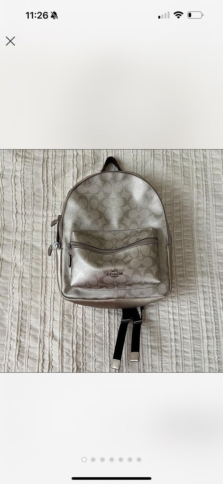 Coach Gold Coach Backpack Size ONE SIZE - 1 Thumbnail