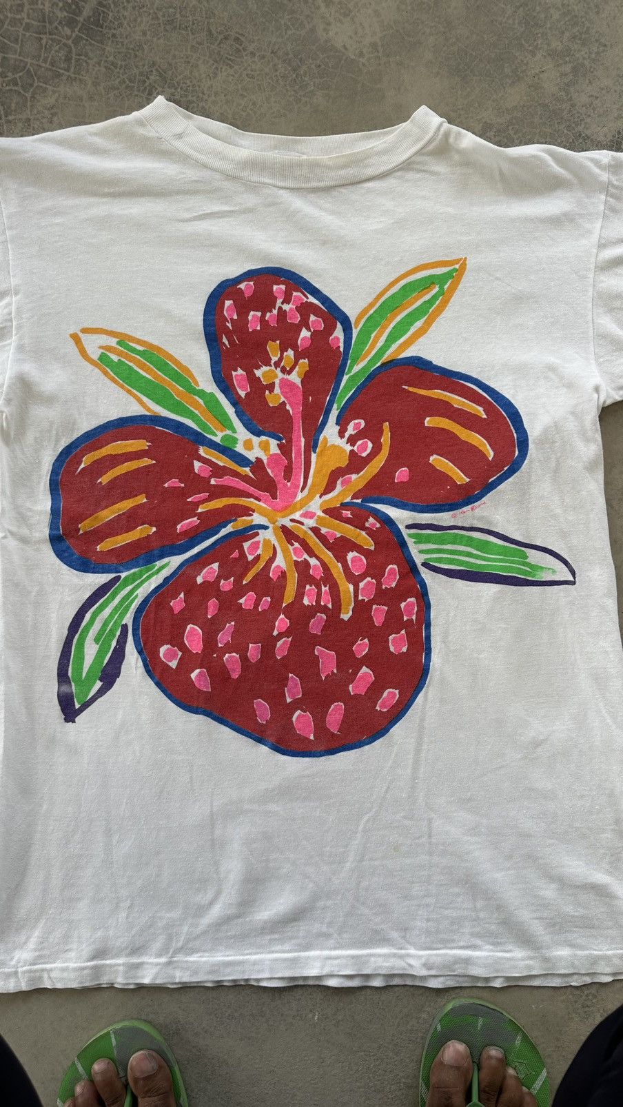 Vintage VINTAGE ART FLOWER 70S BY KEN DONE HIBUSCUS GRAPHIC TEE Size US M / EU 48-50 / 2 - 2 Thumbnail