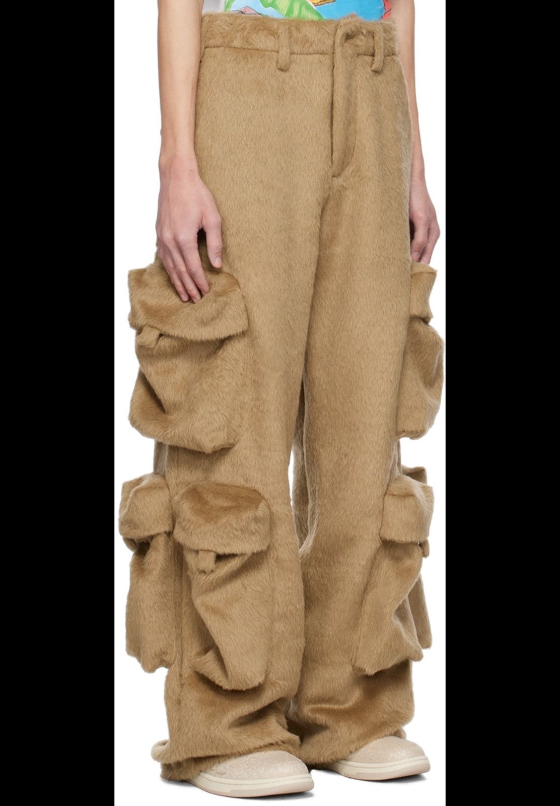 Amiri Amiri Beige Oversized Cargo Pants Size US 34 / EU 50 - 2 Thumbnail