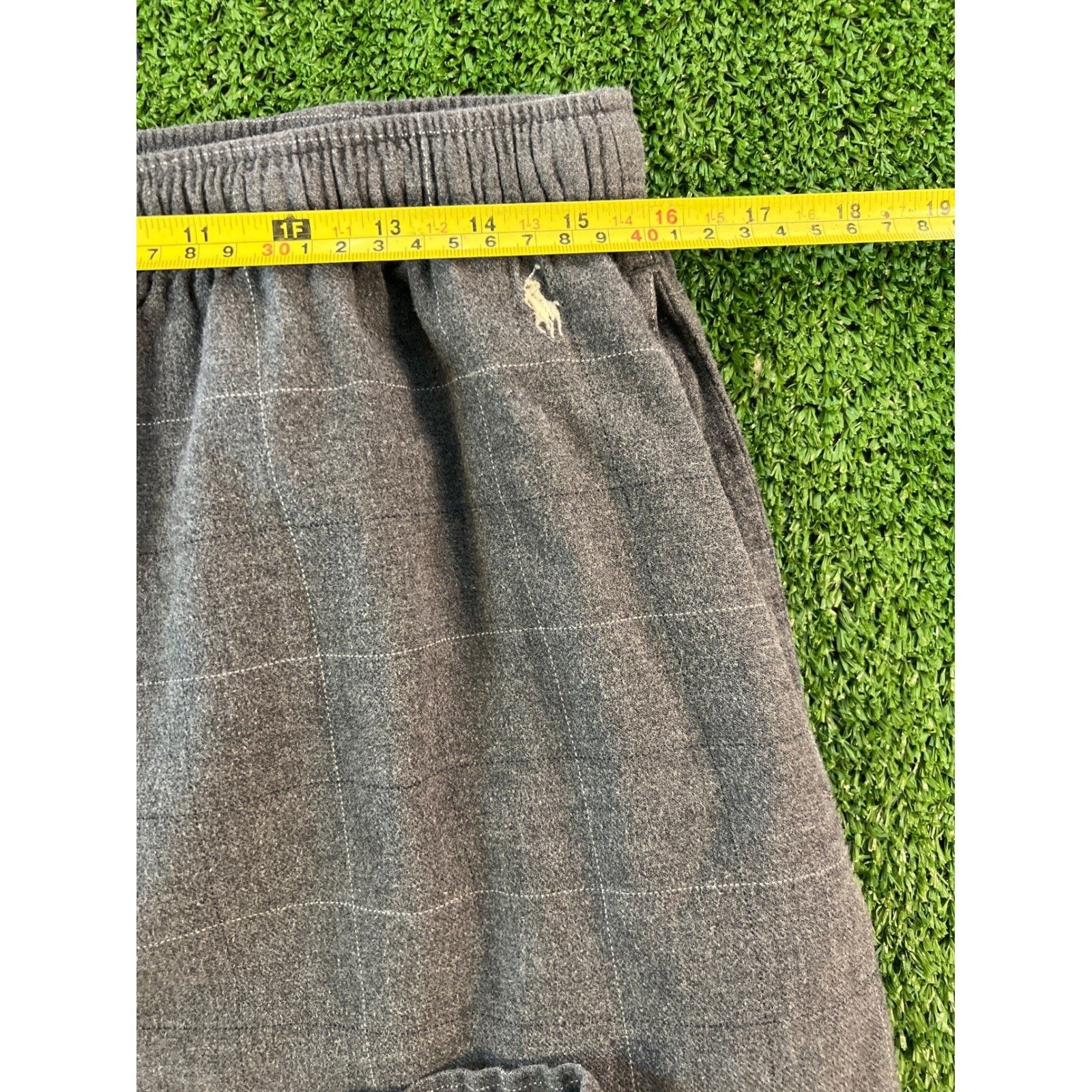 Polo Ralph Lauren Polo Ralph Lauren Mens Grey Windowpane Plaid Flannel L Size US 32 / EU 48 - 5 Thumbnail