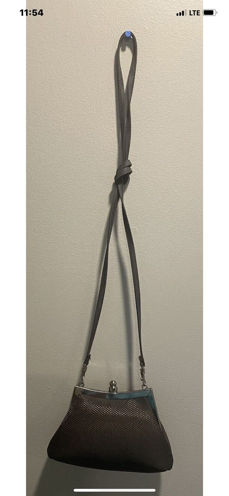 Other NEW WIO TAGS Trendy Black Purse w/Long Strap Size ONE SIZE - 3 Thumbnail