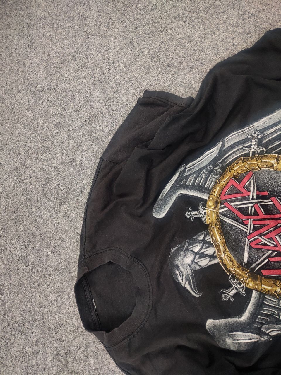 Band Tees Vintage Slayer 2003 Metal Rock Promo Band T-Shirt Y2K Tee Size US L / EU 52-54 / 3 - 5 Thumbnail