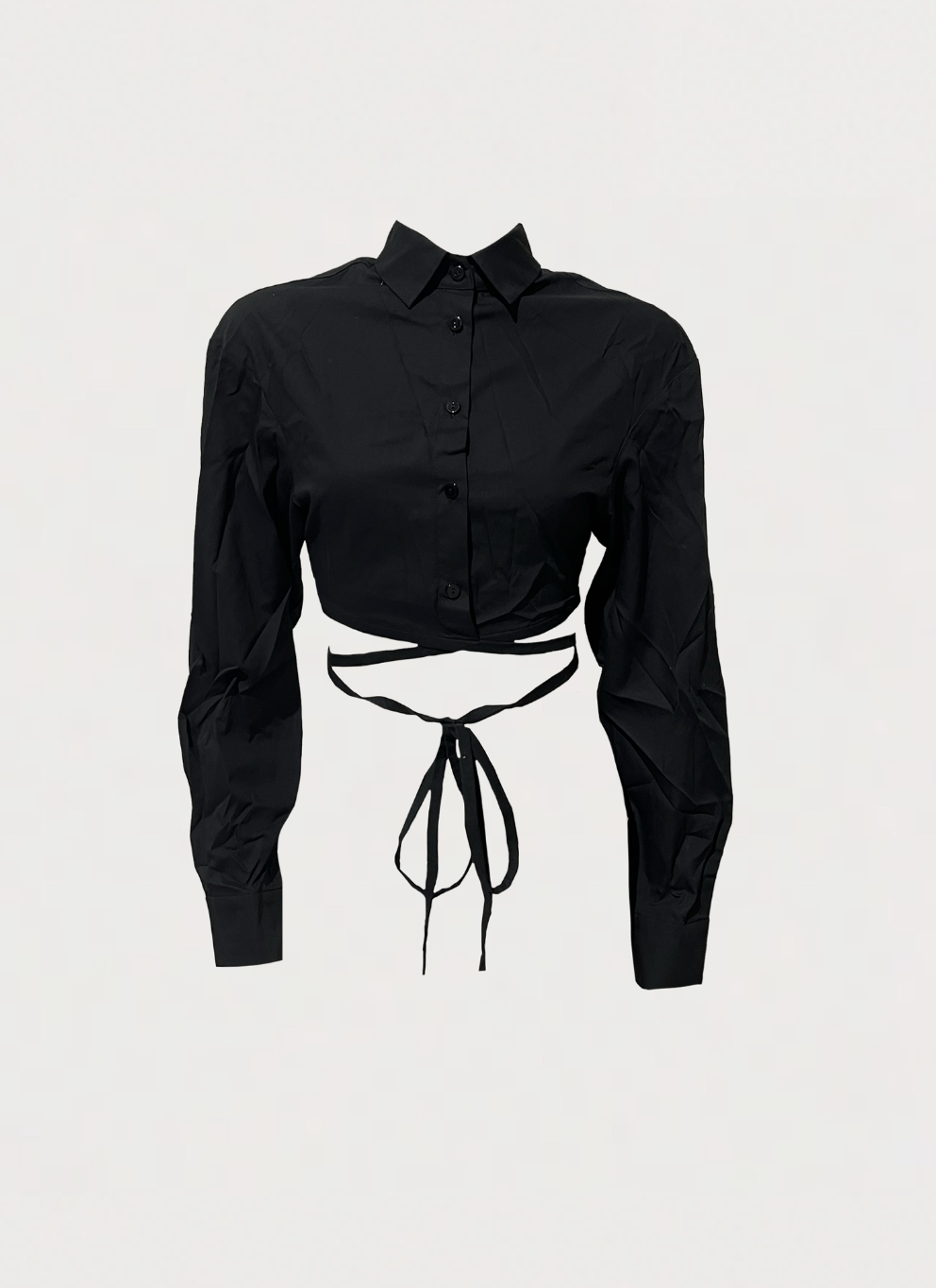 Christopher Esber Crop Tie Shirt Size XS / US 0-2 / IT 36-38 - 1 Thumbnail
