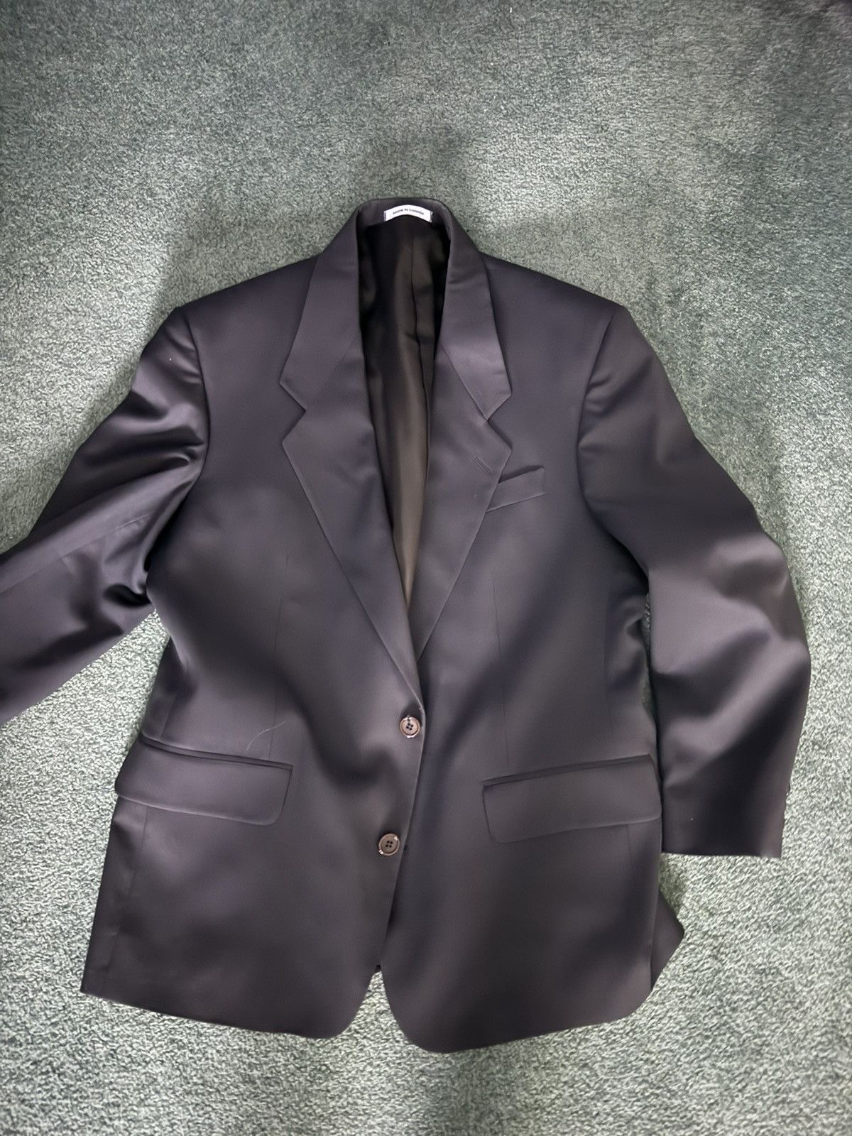 Yves Saint Laurent Dark Pebble Blazer