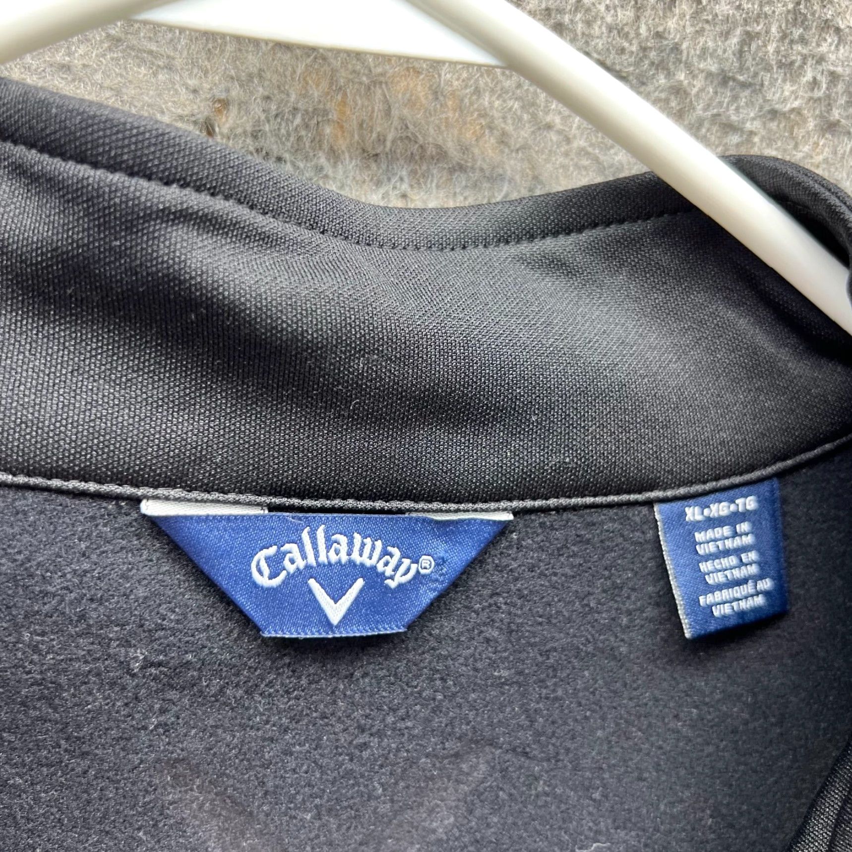 Callaway Callaway Jacket Mens XL Black Full Zip Windbreaker Polyester Track Vtg Size US XL / EU 56 / 4 - 6 Thumbnail