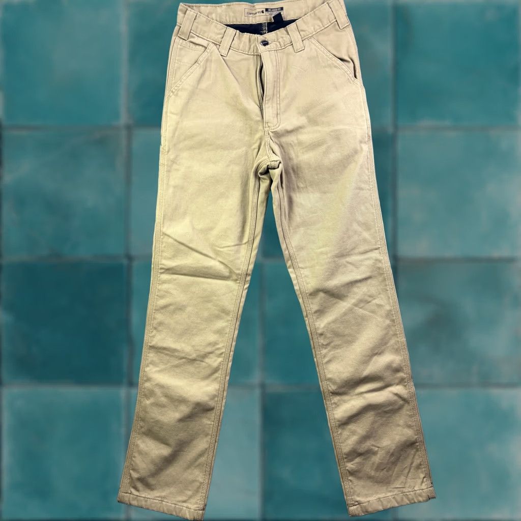 Carhartt Carhartt Pants Mens 30x34 Beige Rugged Flex Relaxed Fit Lined Work BN3342-M Size US 30 / EU 46 - 1 Thumbnail
