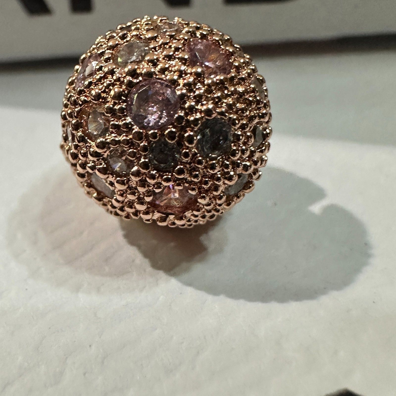 pandora Authentic PANDORA Sparkling Cosmic Stars CZ Bracelet Clip, R Size ONE SIZE - 2 Thumbnail