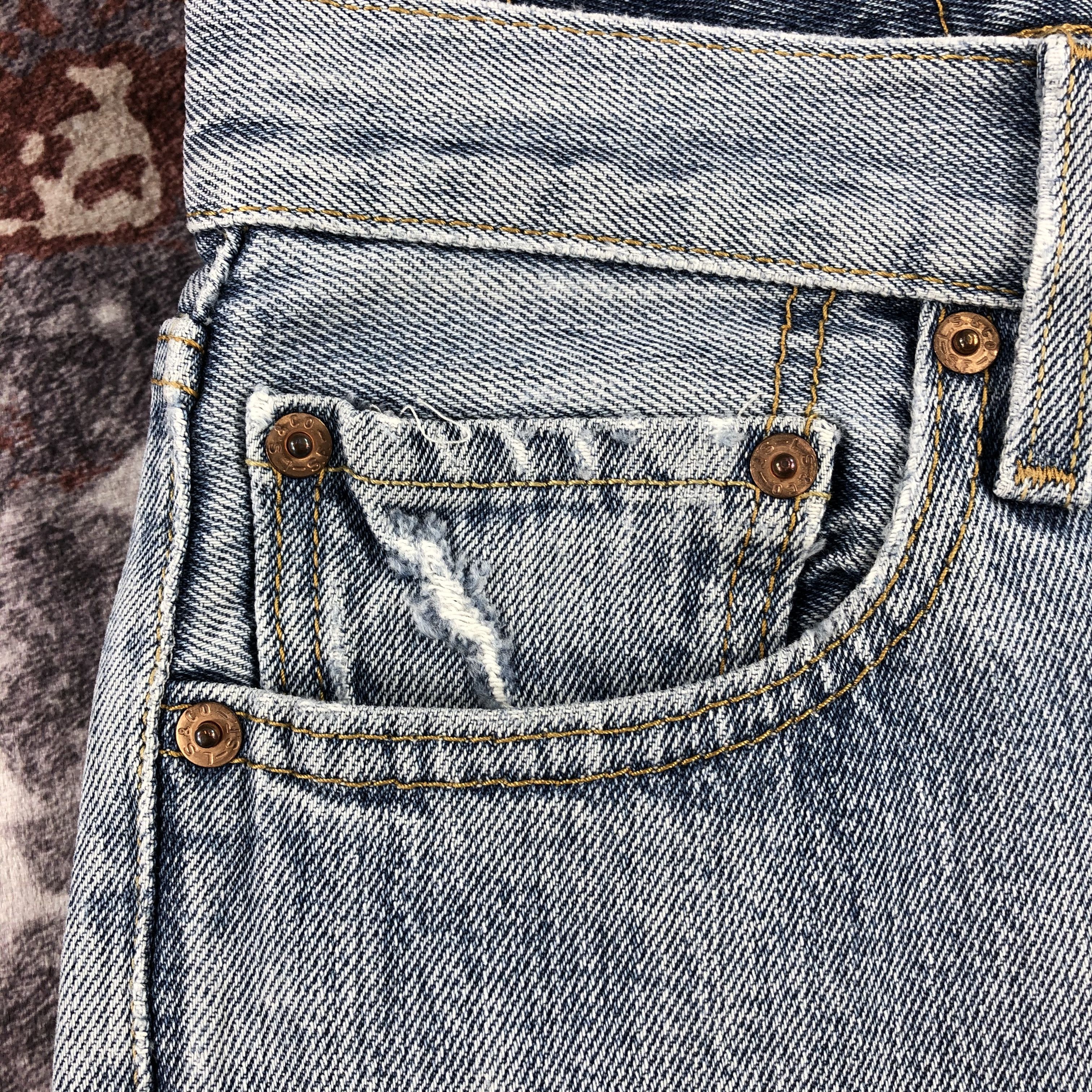 Levi's × Vintage 90s Vintage Light Wash Levis 501 Jeans -JM2260 Size US 31 - 10 Thumbnail