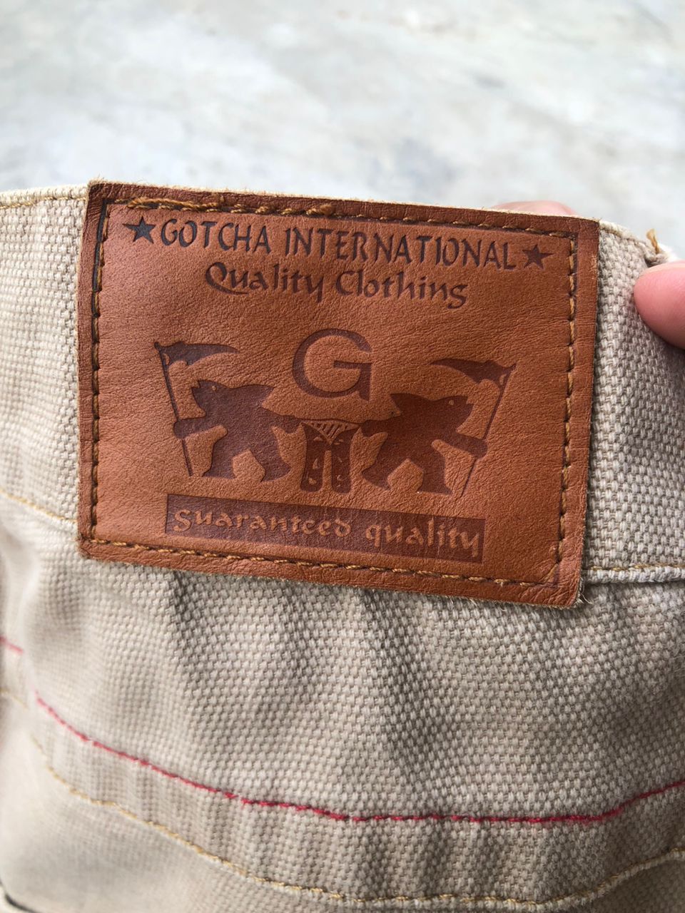 Gotcha × Vintage Vintage Gotcha Duck Canvas Surf Style Rasta Jeans Size US 30 / EU 46 - 19 Thumbnail