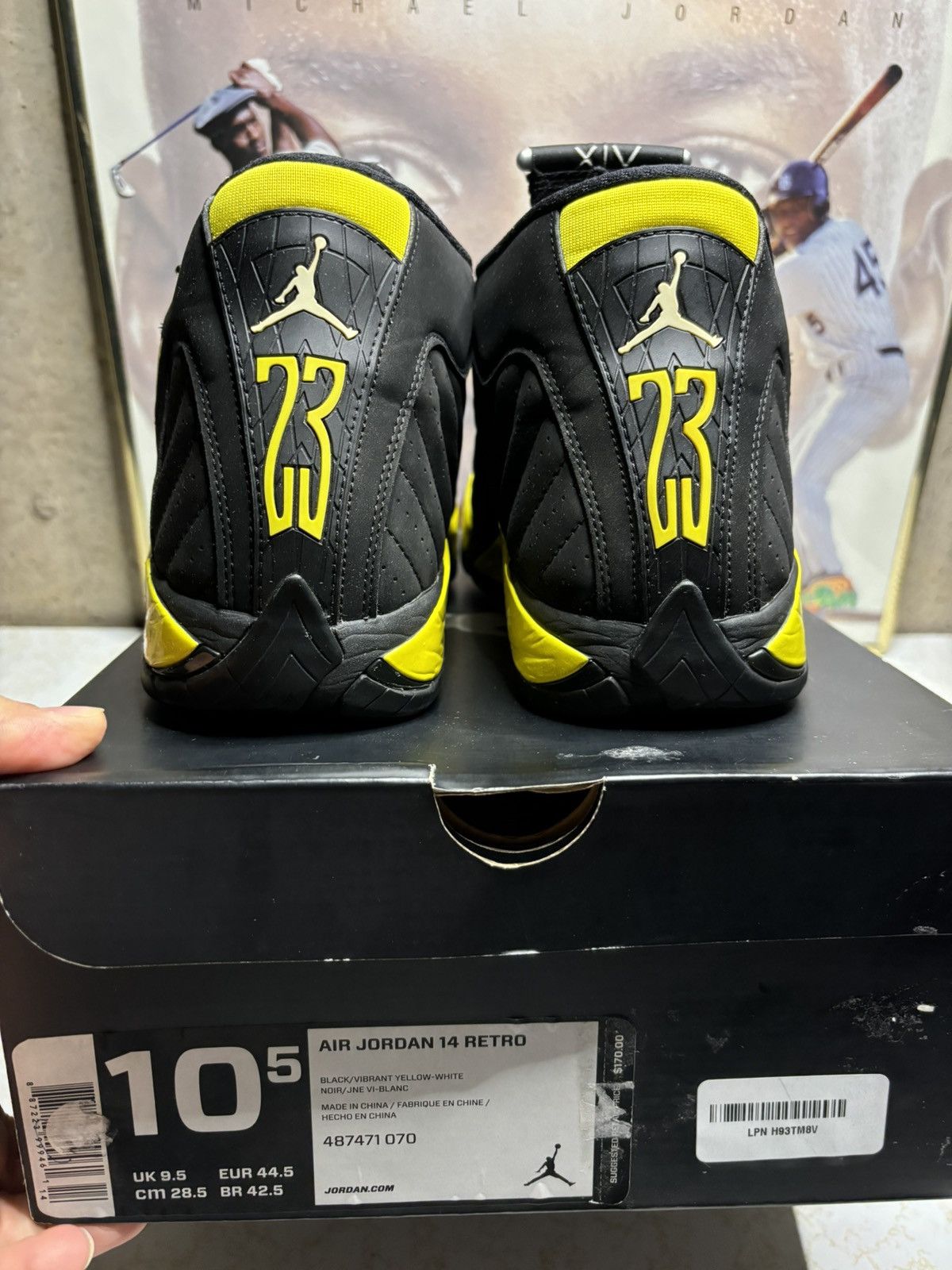 Jordan Brand Jordan Retro 14 ‘thunder’ Size US 10.5 / EU 43-44 - 7 Thumbnail