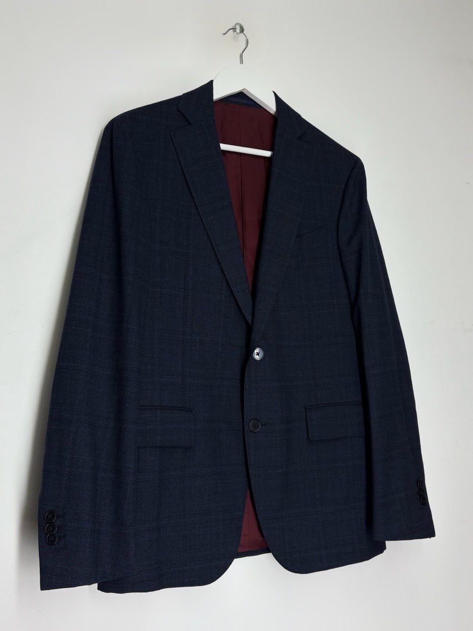 Boggi Boggi Milano x Loro Piano Ing Wool Checked Blazer Men’s 48R Size 48R - 2 Thumbnail