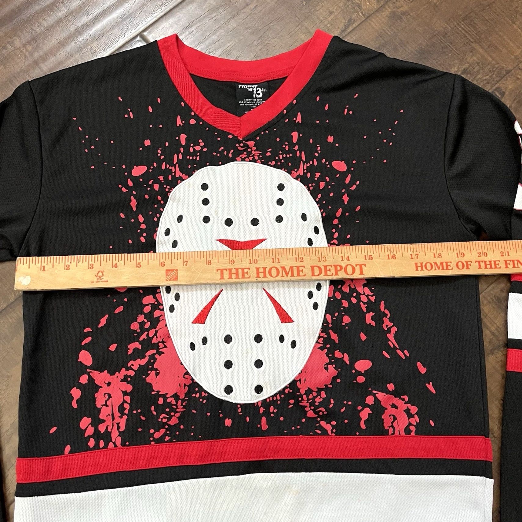 Vintage Bioworld Friday the 13th Jason Voorhees Hockey Jersey Shirt Men S Black Long Sleeve Jersey Halloween Horror 80s 90s Movie Character Size US S / EU 44-46 / 1 - 6 Thumbnail