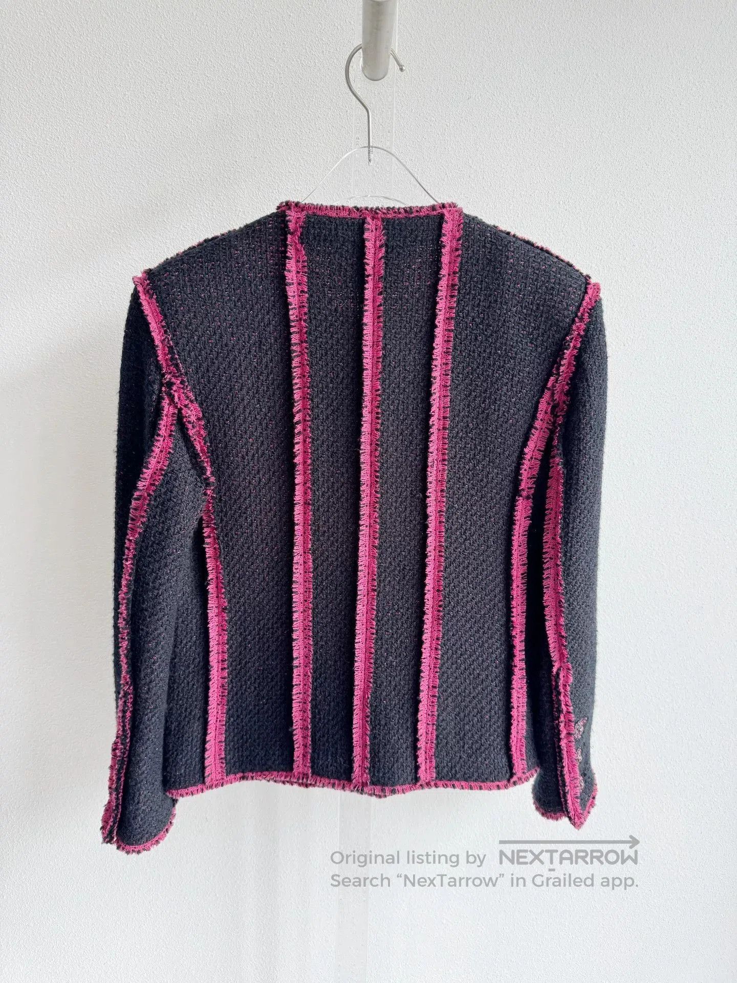 Chanel Chanel 22K Black Pink Four-Pocket Jacket. Size XXS / US 00 / IT 34 - 3 Thumbnail