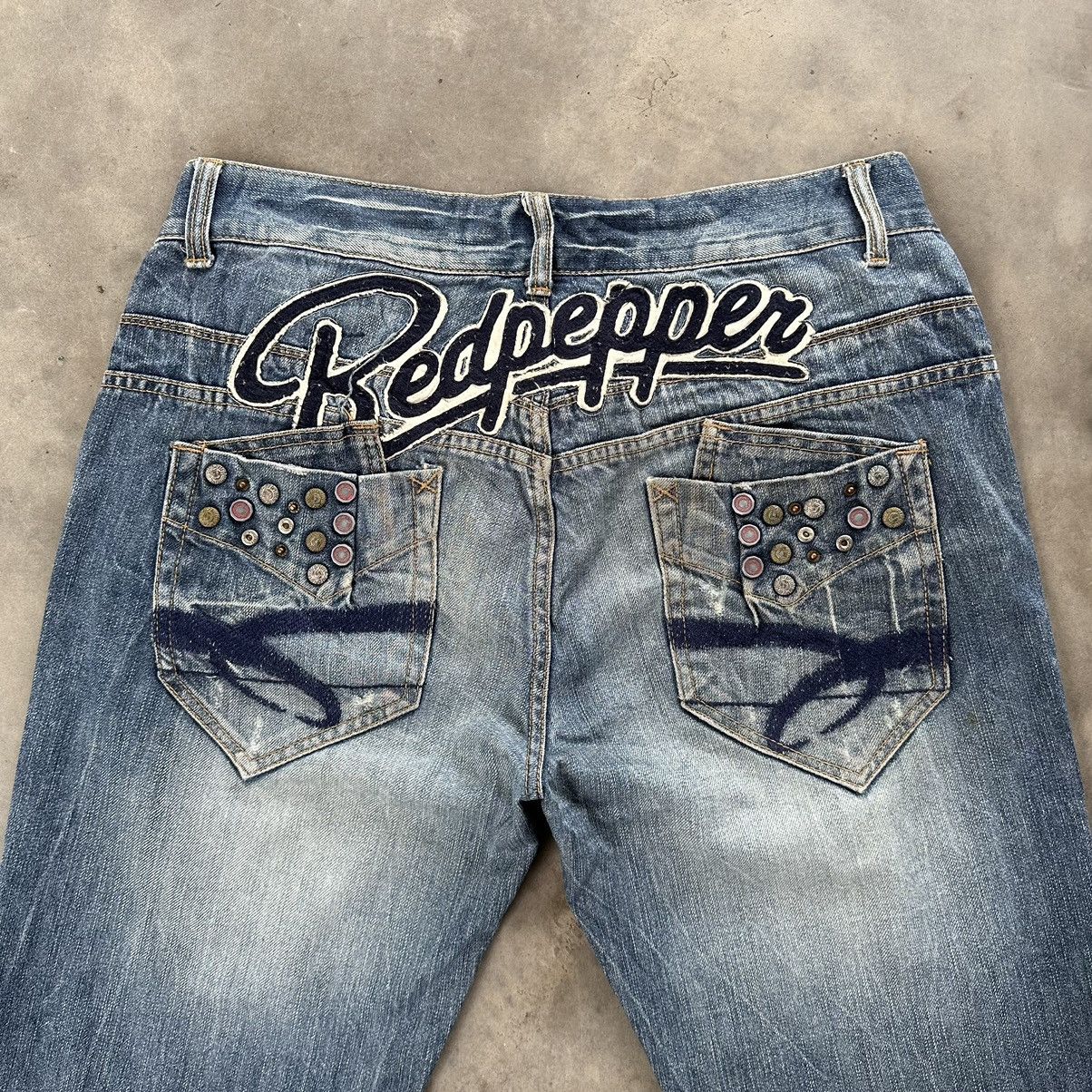 Japanese Brand Vintage Japanese PUNK Raw Faded Denim Jean Japan Size 34 Size US 34 / EU 50 - 17 Thumbnail