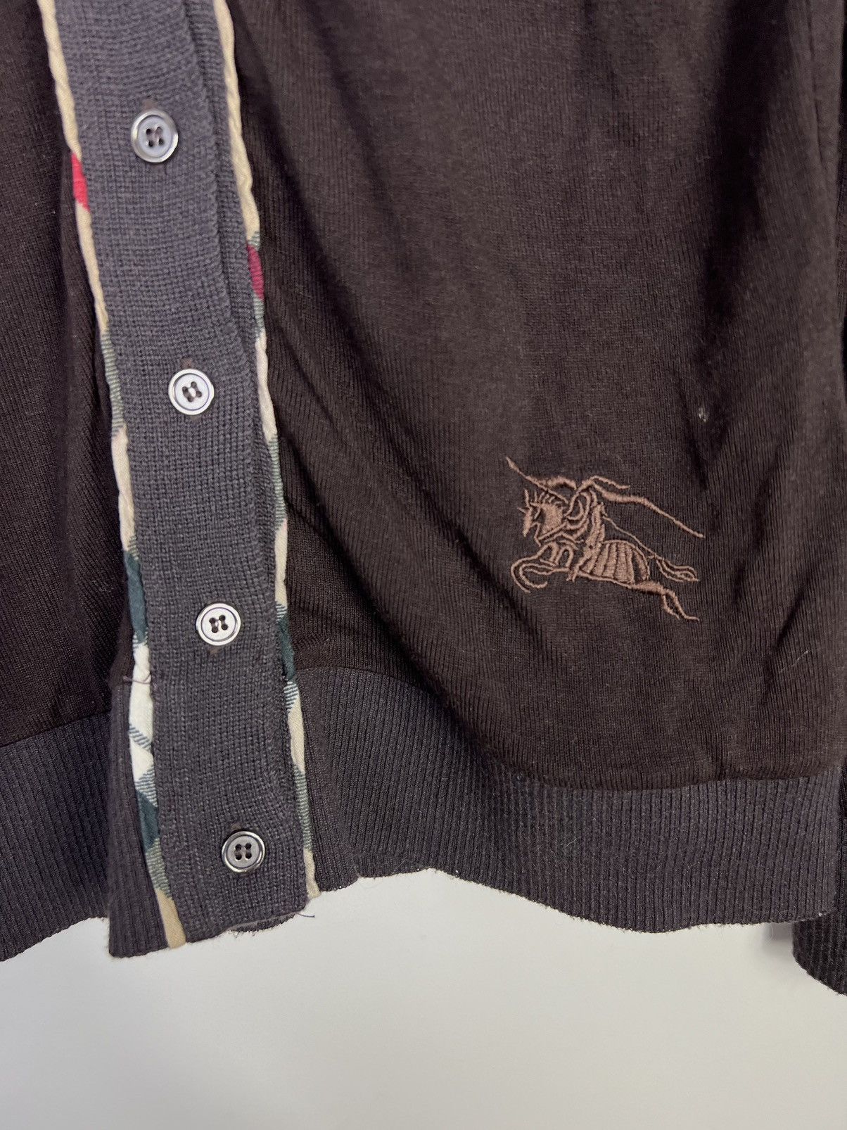 Burberry Burberry London Women's Brown Cardigan Sweater Size M / US 6-8 / IT 42-44 - 2 Thumbnail