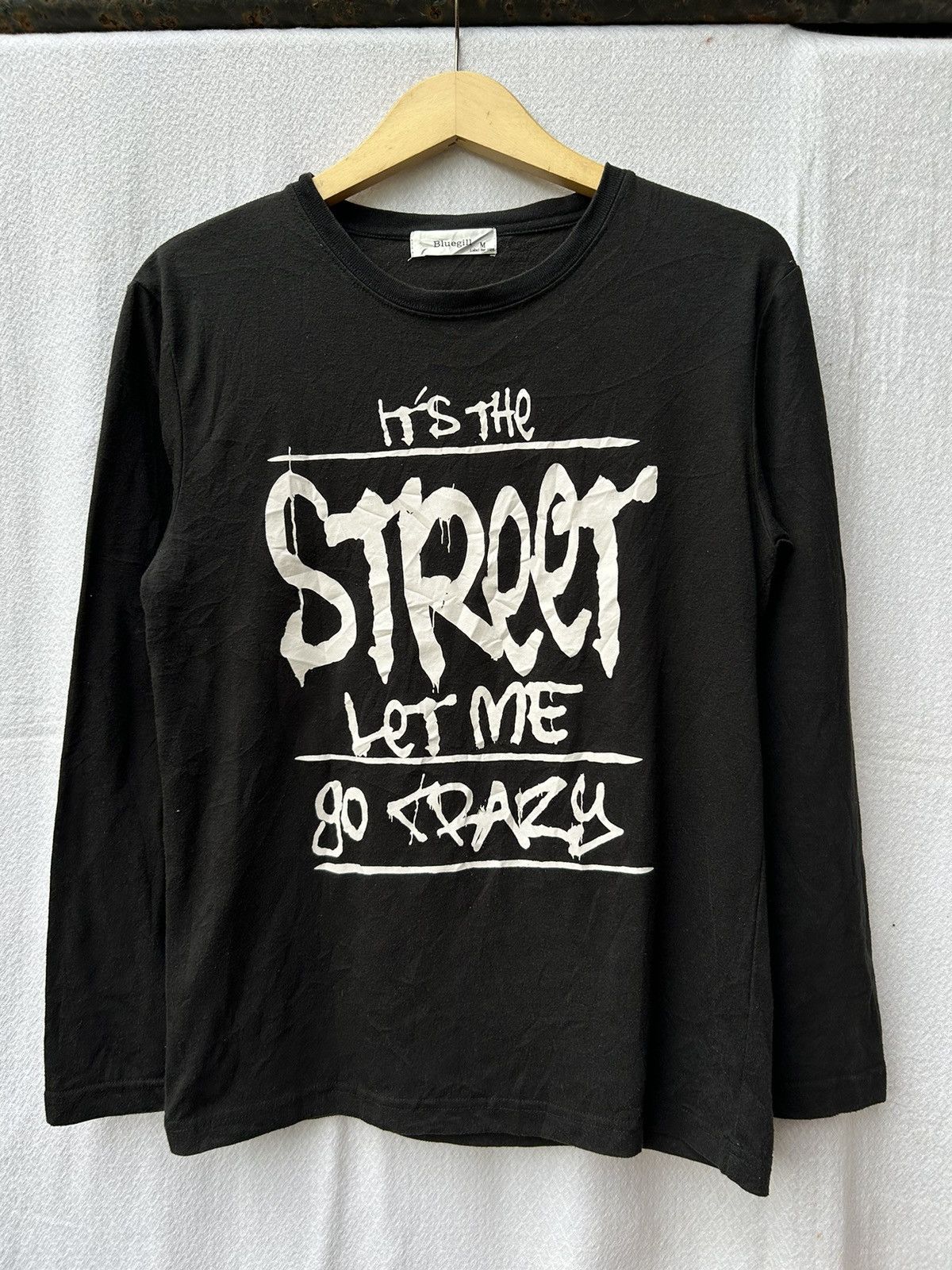 If Six Was Nine × Japanese Brand × Le Grande Bleu (L.G.B.) Bluegill japanese style poem longsleeve Size US M / EU 48-50 / 2 - 1 Thumbnail