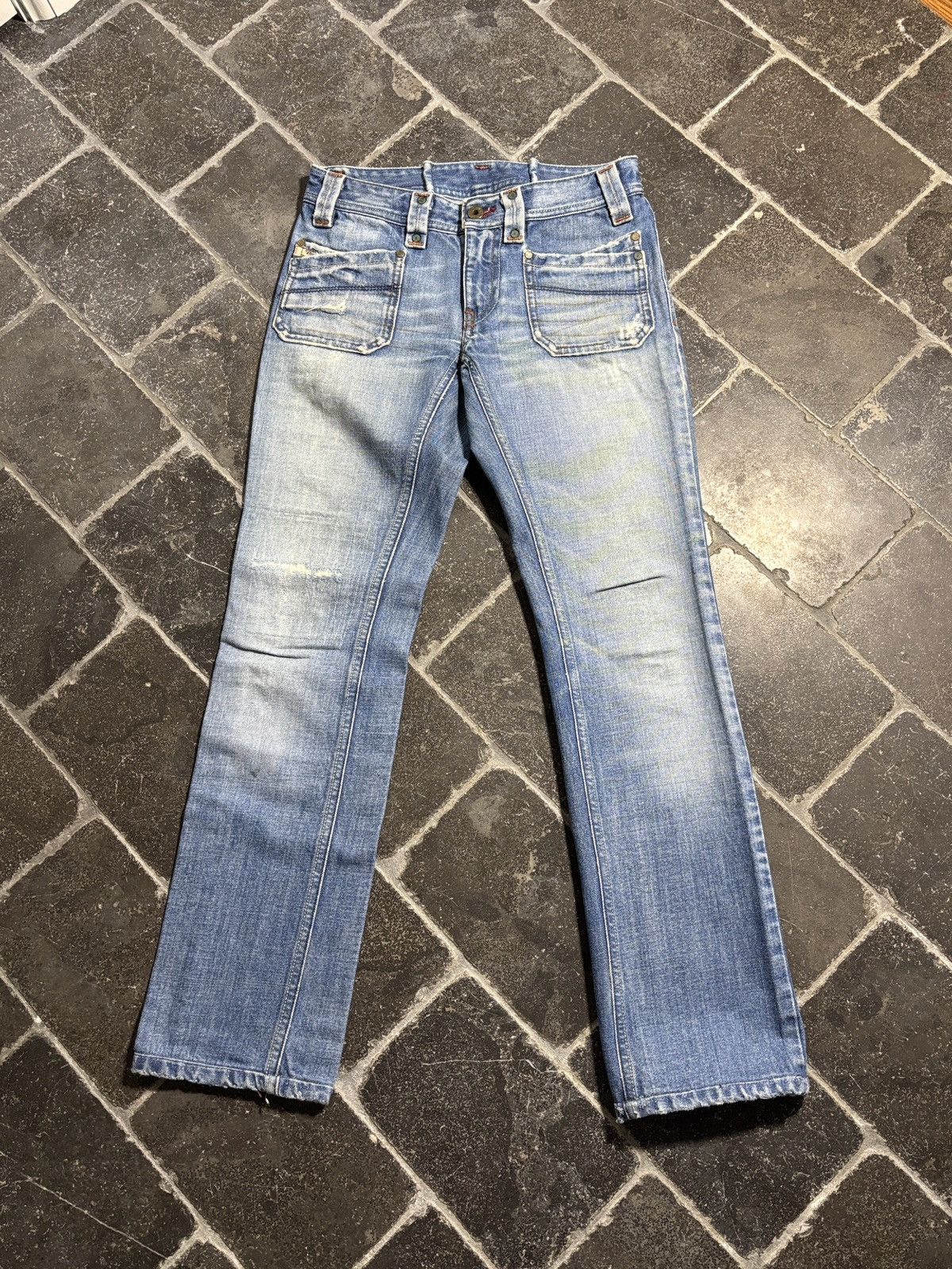 Diesel Vintage Diesel Jeans Y2K 2005 Made in Italy Denim Keate Blue Size 26" / US 2 / IT 38 - 18 Thumbnail