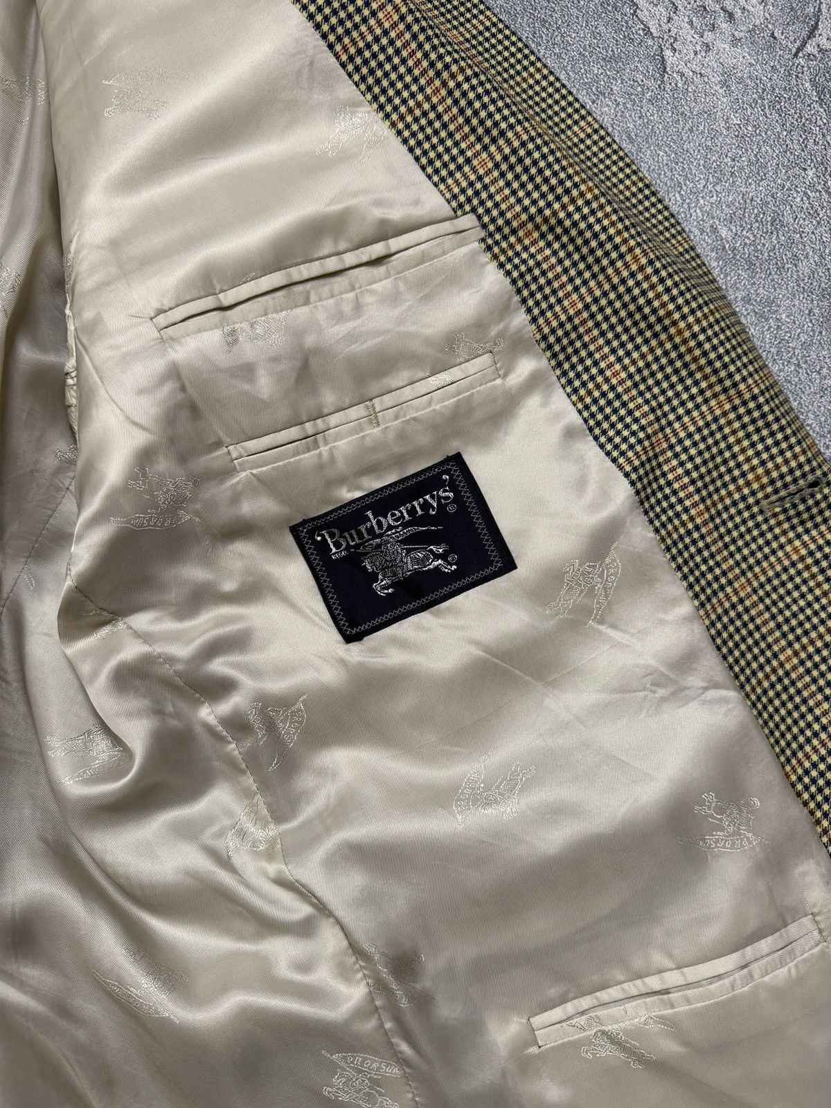 Burberry Crazy Vintage Burberry Blazer Size 54R - 9 Thumbnail