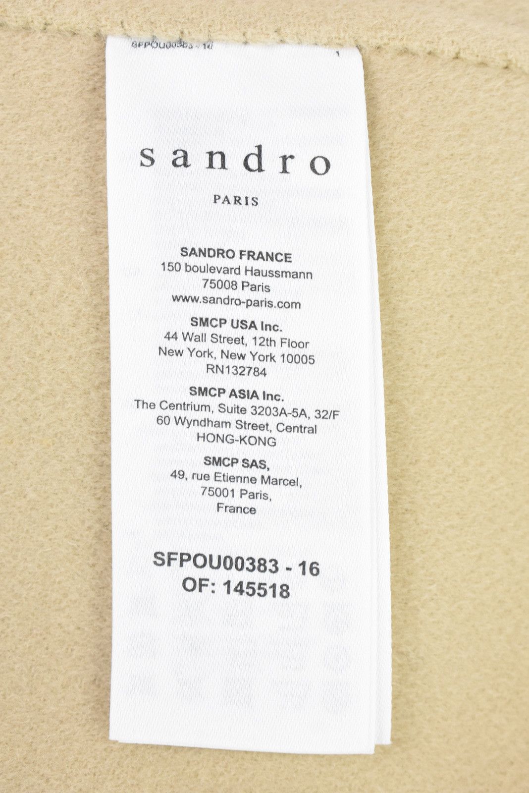Sandro SANDRO Mystere Coat Women's (EU) 40 Double Breasted Wool Size L / US 10 / IT 46 - 7 Thumbnail