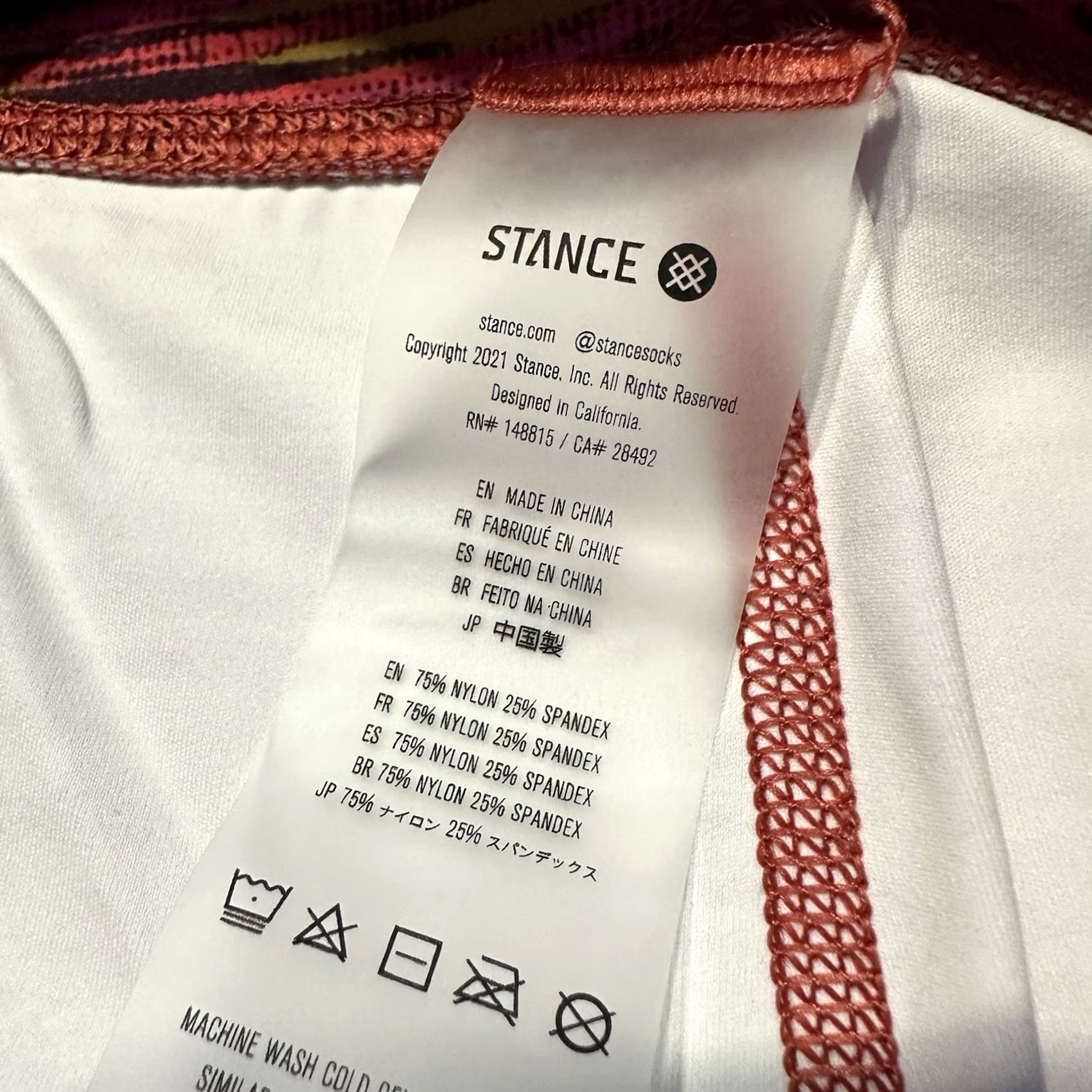 Vintage Stance Leggings Womens S Mid Rise 7/8 Happenings Ultra Soft 26” Nylon Blend Size 28" / US 6 / IT 42 - 5 Thumbnail