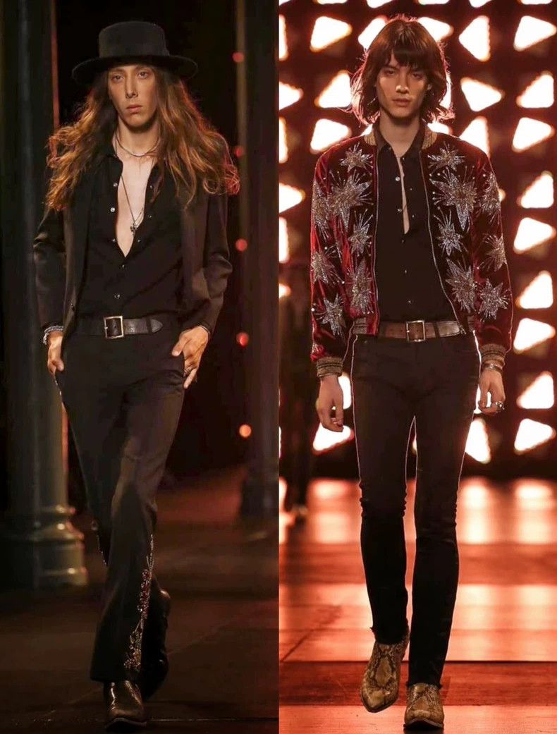 Saint Laurent Paris Saint Laurent Paris 15ss Show Denim Jeans with Destroyed F Size US 28 / EU 44 - 7 Thumbnail