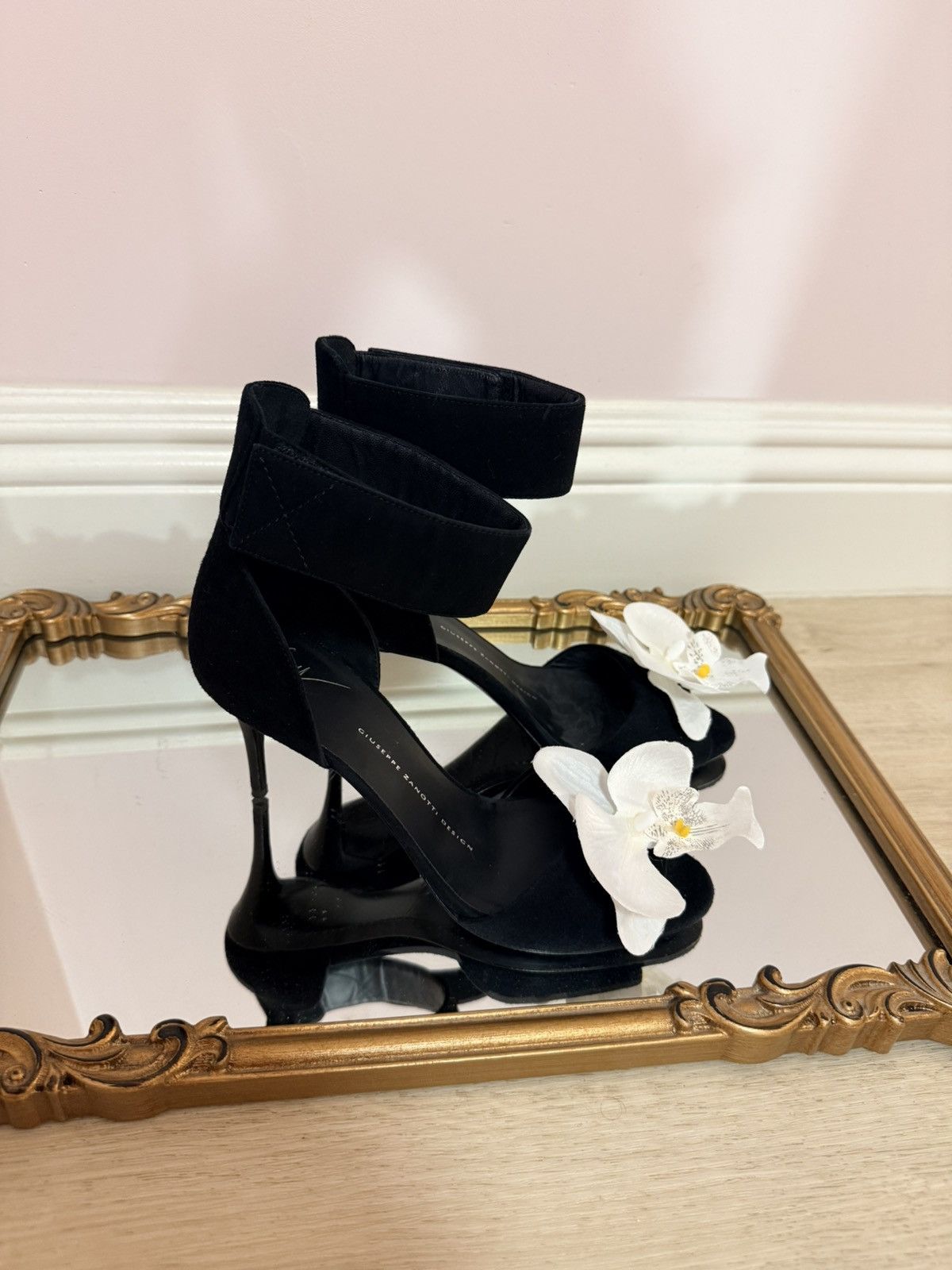 Giuseppe Zanotti Giuseppe Zanotti Vintage Black Sandals Size EUR 37/ US 7 Y2K Size US 7 / IT 37 - 2 Thumbnail