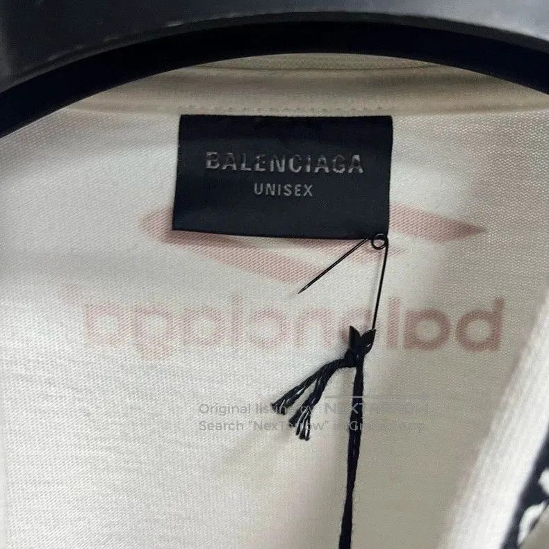 Balenciaga Balenciaga White Logo Print Casual T-Shirt. Size US XS / EU 42 / 0 - 4 Thumbnail
