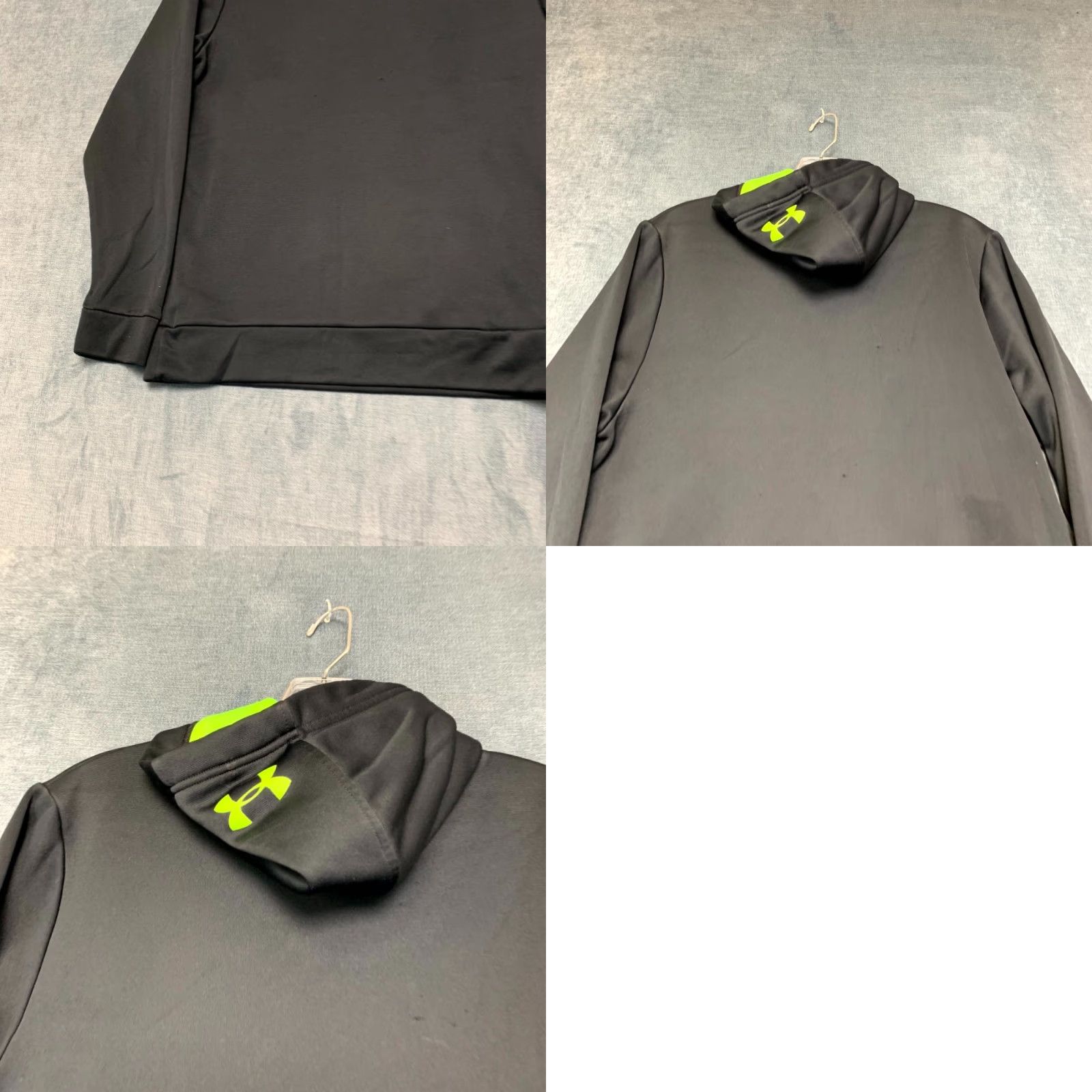 Under Armour Under Armour Hoodie Mens Small Black Graphic Logo Fleece Lined Outdoor Loose Fit Size US S / EU 44-46 / 1 - 9 Thumbnail