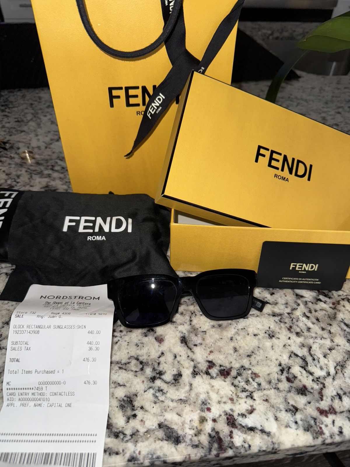 Fendi FENDI Sunglasses Size ONE SIZE - 1 Thumbnail