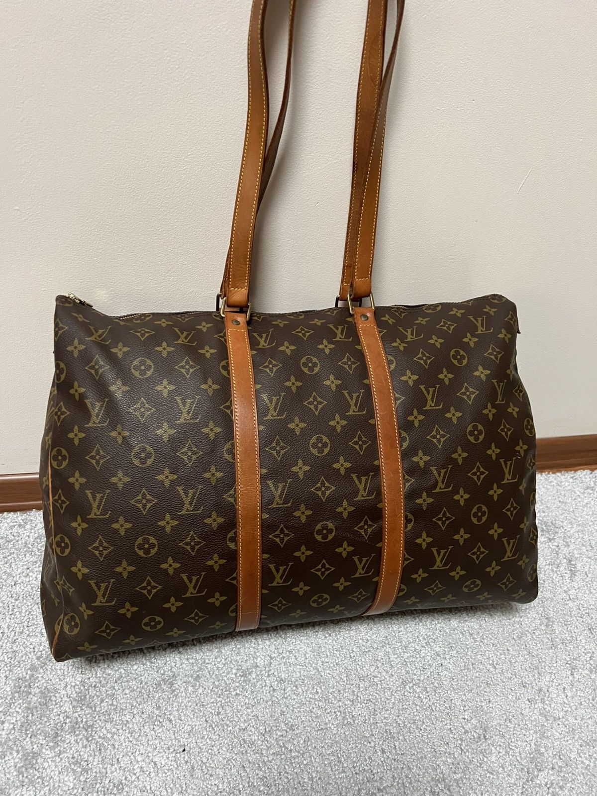 Louis Vuitton Louis Vuitton Flanery 50 Brown Monogram Shoulder Bag Size ONE SIZE - 3 Thumbnail