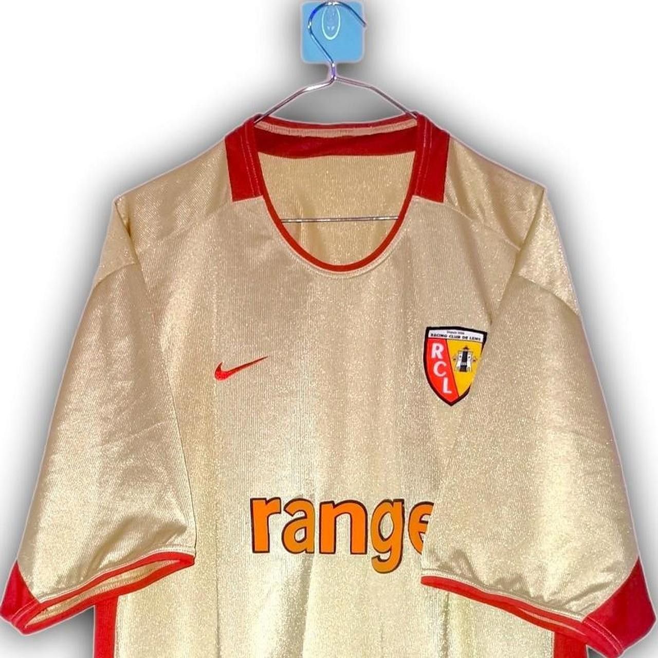 Nike RC Racing Club Lens France 2002 2003 Home Shirt Jersey Size US XXL / EU 58 / 5 - 1 Thumbnail