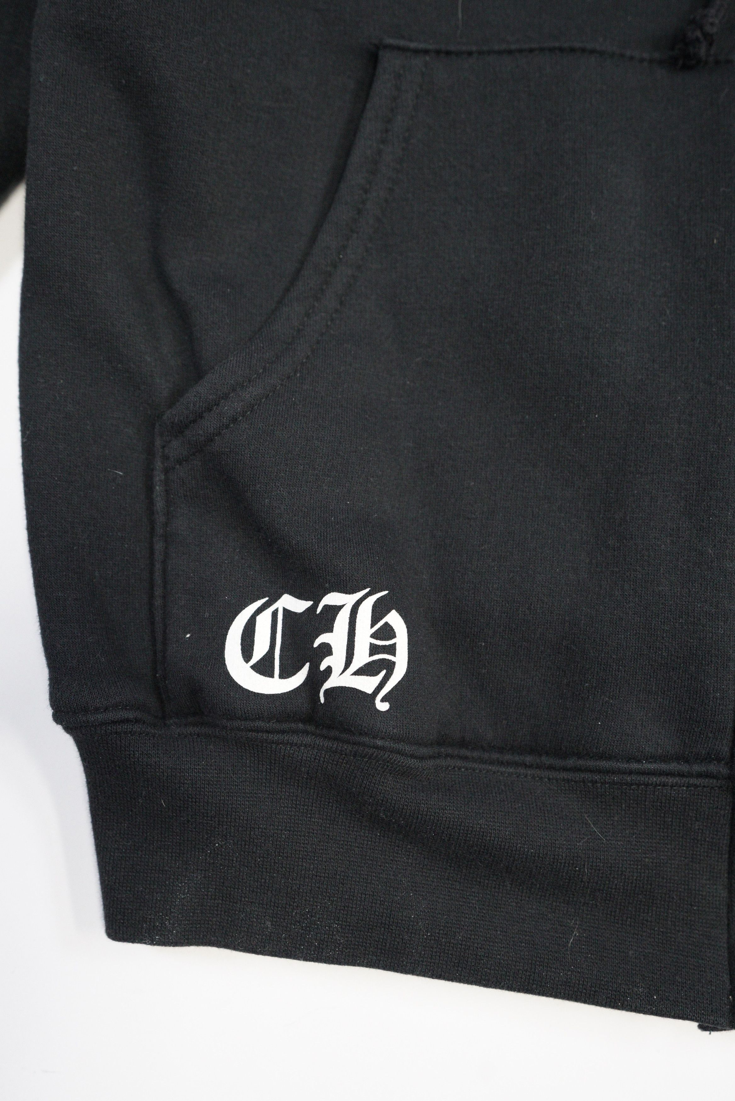 Chrome Hearts Chrome Hearts Vintage Srcoll Logo Waffle Cross Zip-Up Hoodie Size US S / EU 44-46 / 1 - 4 Thumbnail