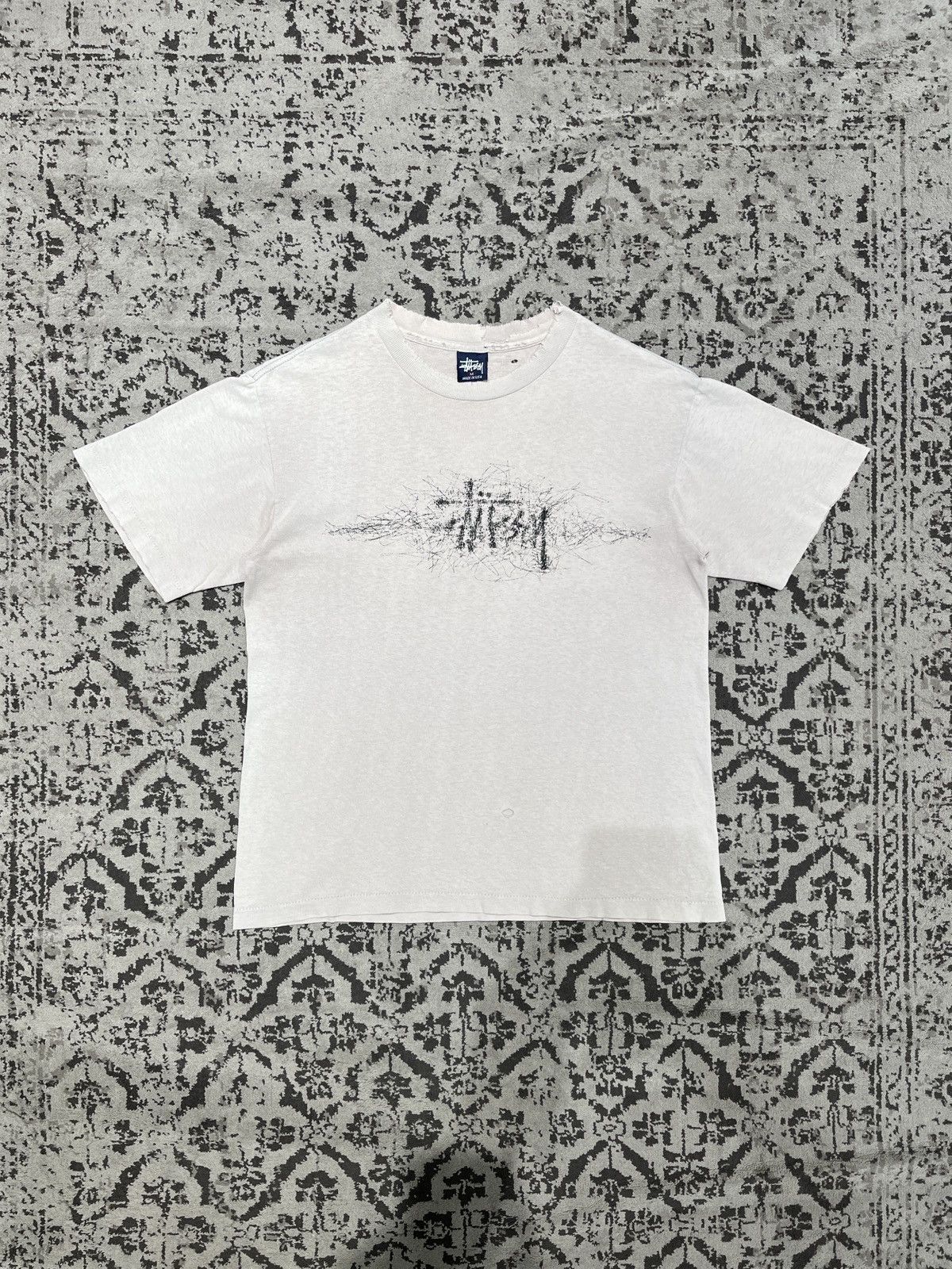 Stussy Thrashed Distressed 90’s Stussy Noise Size US M / EU 48-50 / 2 - 2 Thumbnail