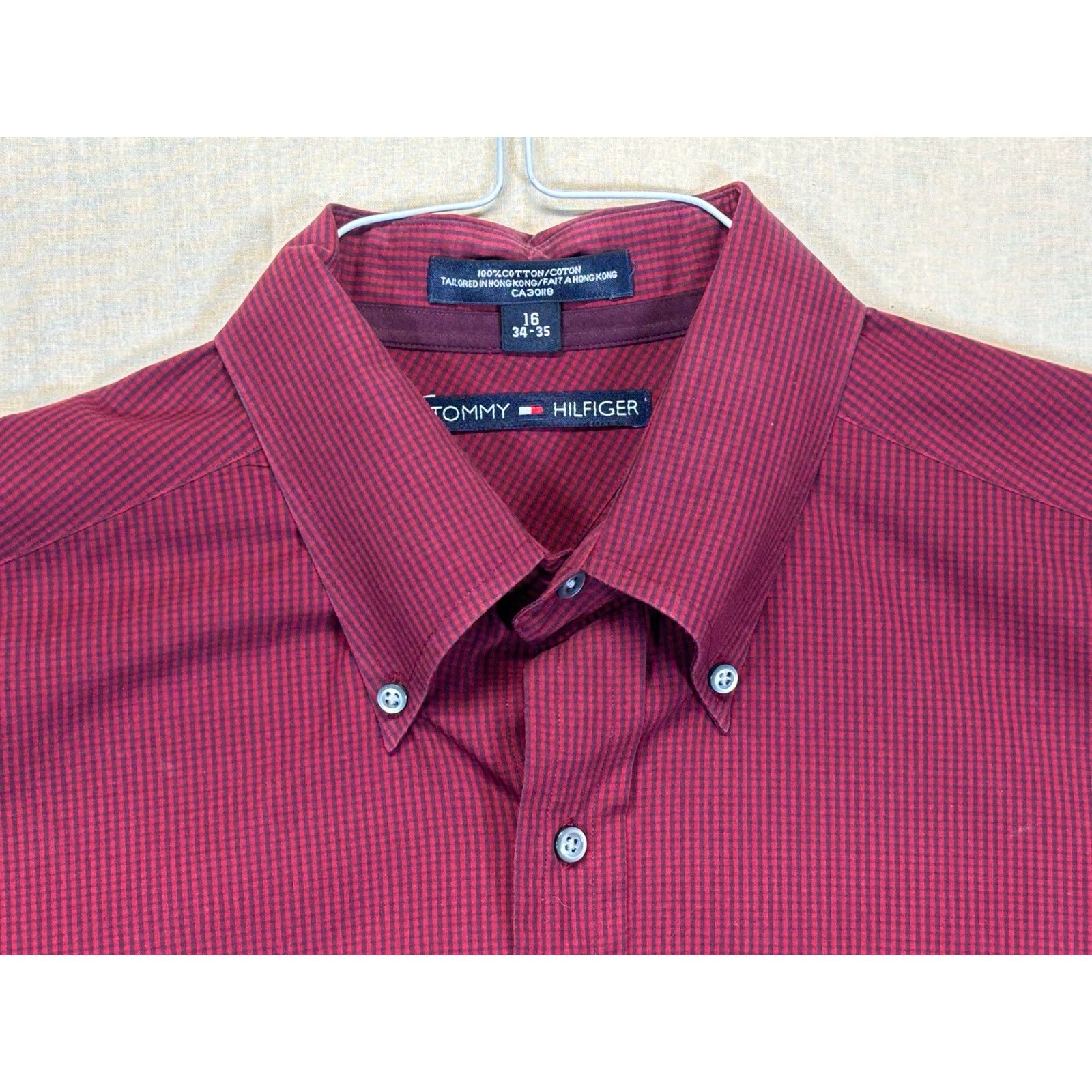 Tommy Hilfiger Tommy Hilfiger Tailored in Hong Kong Red Check Size 16 34/35 Size US L / EU 52-54 / 3 - 6 Thumbnail