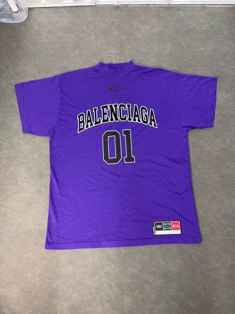 Balenciaga Balenciaga Basketball series letter printed round neck sho Size US M / EU 48-50 / 2 - 2 Thumbnail