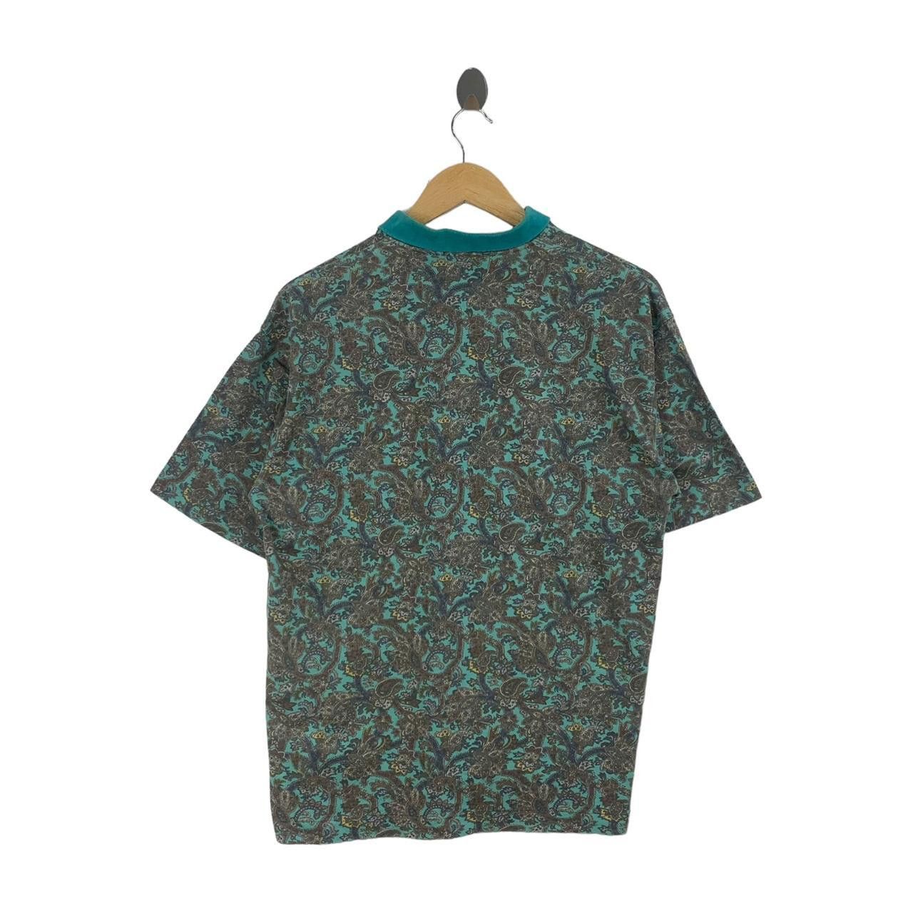 Vintage Vintage 90’ VOLUNT PAISLEY MONOGRAM Polo Tee Shirt Top Size US XL / EU 56 / 4 - 4 Thumbnail