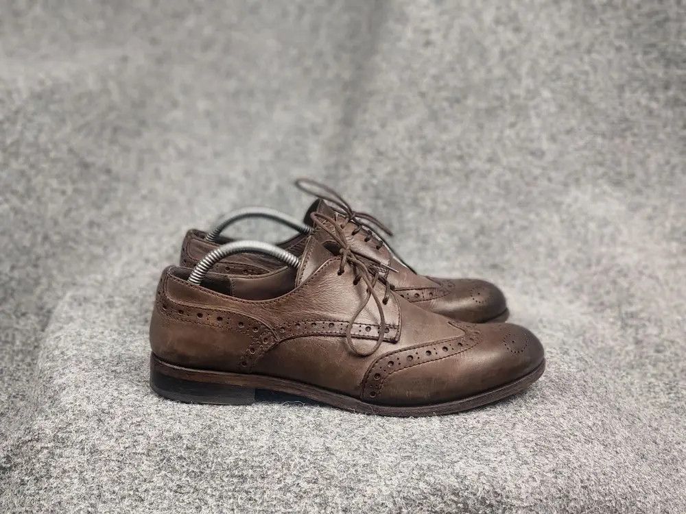 MoMA Moma Italy Design Luxe Oxford Dress Shoes Leather Brown Size US 10 / IT 40 - 1 Thumbnail